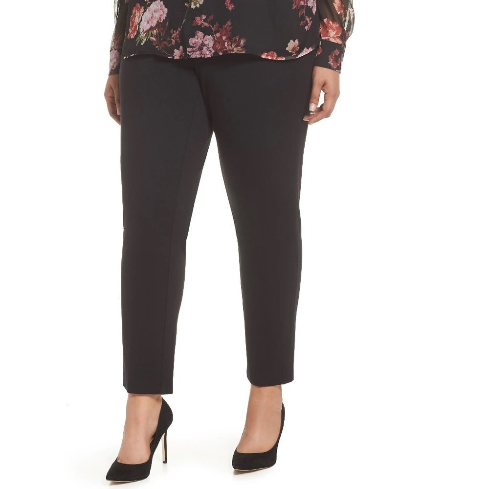 VINCE CAMUTO High Rise Ankle Skinny Ponte Pants